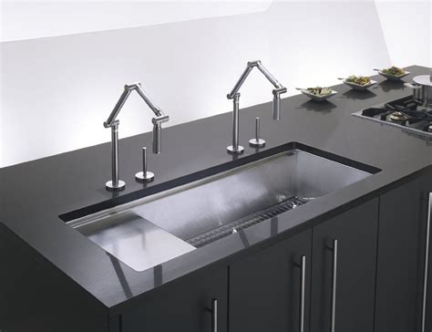 Delta kitchen faucets come in a variety of fits, functions, finishes and features meant to make your life easier around the kitchen. Kohler Articulating Kitchen Faucet