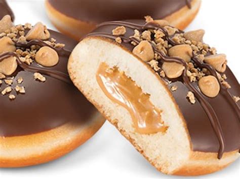 Meet Krispy Kremes New Reeses Peanut Butter Cup Doughnut