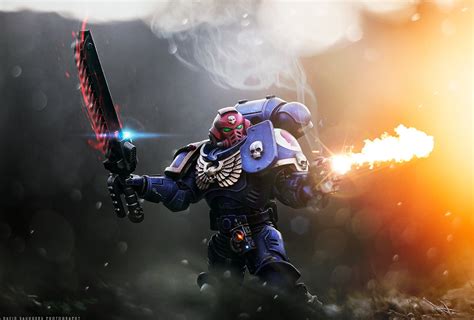 Warhammer 40k Ultramarine Photo Etsy