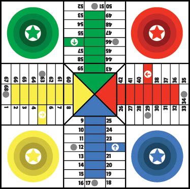 Ludo es un juego de mesa en línea para 2, 3 o 4 jugadores, en el que compiten sus cuatro fichas de principio a fin de acuerdo con la tirada de un solo dado. Vinilo decorativo juego parchís - TenVinilo