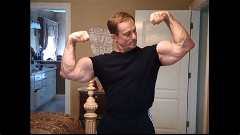 muscle flex biceps amazing bodybuilder show on camera youtube