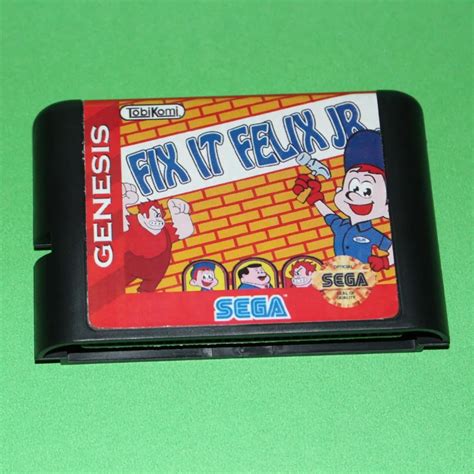Fix It Felix Jr Game Cartridge Newest 16 Bit Game Card For Sega Mega Drive Genesis System