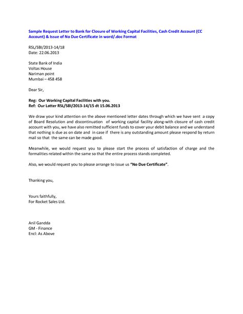 corporate bank account closing letterclosing  letter