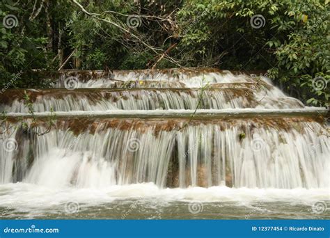 Multi Layered Waterfall Stock Photo Image Of Lake River 12377454