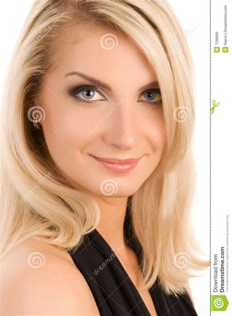 Beautiful Woman Face Smiling Royalty Free Stock Photo