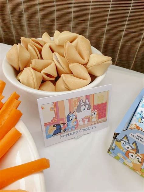 Bluey Birthday Party Inspiration Fortune Cookies 2nd Birthday Party
