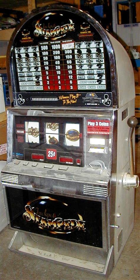 Jackpot Stampede Slot Machine Williams Wms Slot Machines Spinning Reel