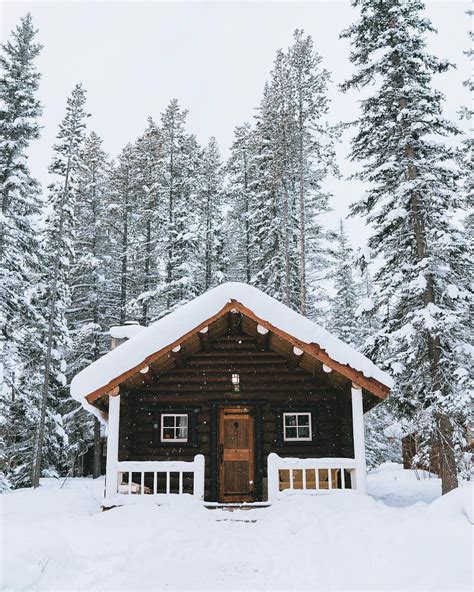 A Very Snowy Lodge In Alberta Canada See This Instagram Photo By