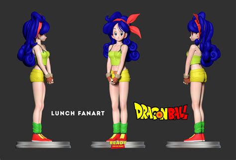 Lunch) is a woman with a strange disorder which causes her to switch between two different personalities each time she sneezes. Launch from Dragon Ball Print Ready 3D Model