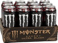 Monster Energy Ultra Black 12 X 500 Ml What Sup