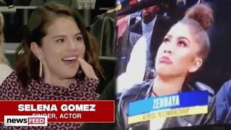 Selena Gomez Zendaya And Other Celebs Best Jumbotron Reactions Youtube