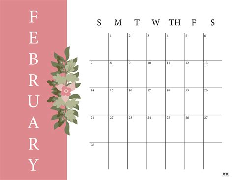 February 2021 Calendars Free Printables Printabulls