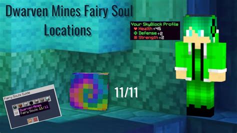 Hypixel Skyblock All Fairy Souls Locations In Dwarven Mines 1111