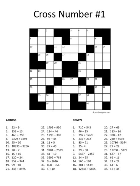 Looking for a fun interactive teaching idea for 3rd grade math? Easy Kids Crossword Puzzles | Kiddo Shelter | Educative ...