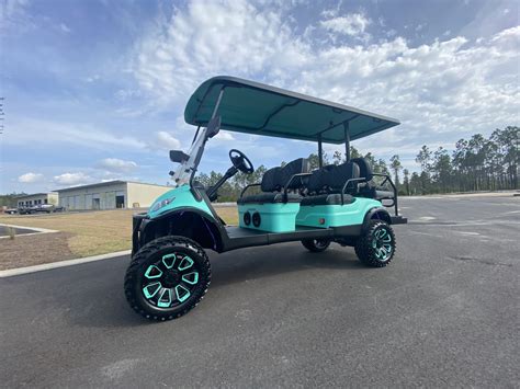 2020 Custom Icon Golf Cart Lifted 6 Seat With Wet Sounds Audio System