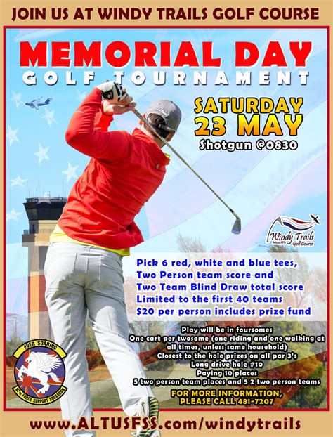 Memorial Day Golf Tournament — Altus Fss