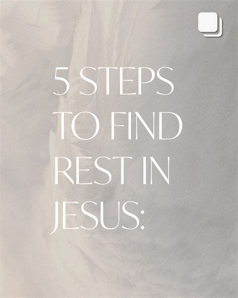 5 Steps To Find Rest In Jesus 1 Surrender Unhealthy Emotions