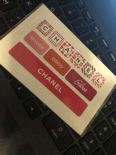 Rare Chanel Game Center Keyboard Sticker Set Collectible 3785016603