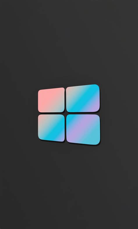 1280x2120 Windows 10 Logo Gray 4k Iphone 6 Hd 4k Wallpapers Images