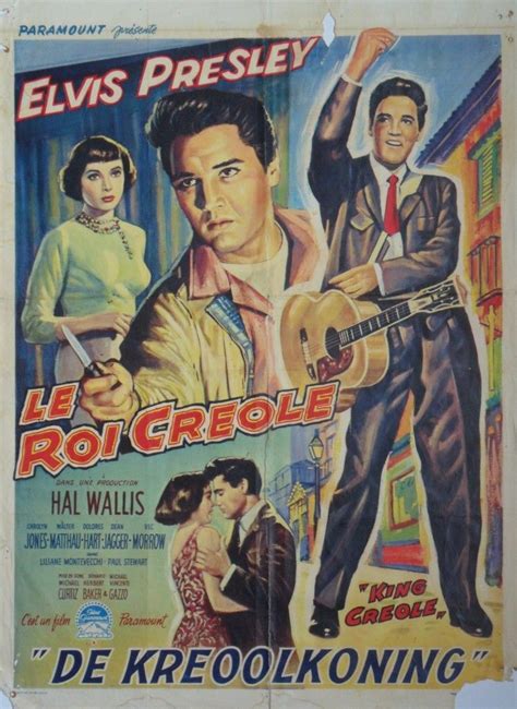 King Creole 1958 Elvis Echoes Of The Past Elvis Presley Movies