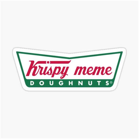 Krispy Meme Sticker For Sale By Holyoats Redbubble
