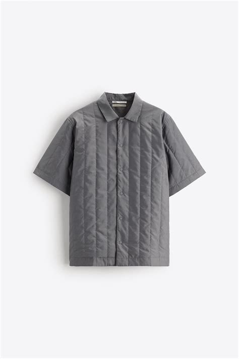 Zara Vertical Quilted T Shirt Mall Of America