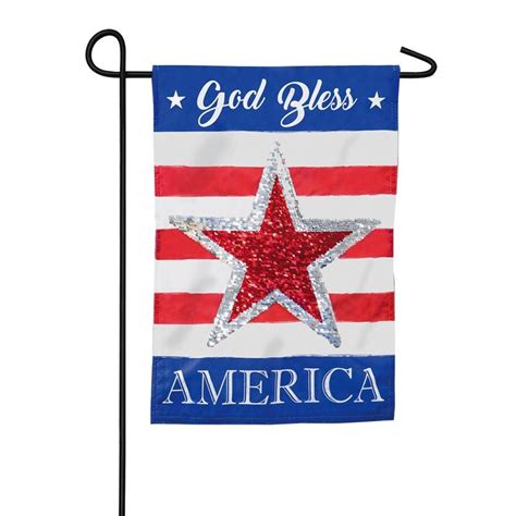 14l9173bl God Bless America Garden Flag Ever8
