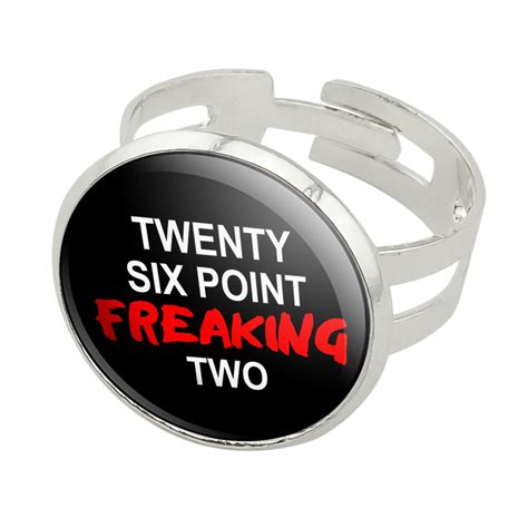 Twenty Six Point Freaking Two Marathon 262 Silver Plated Adjustable