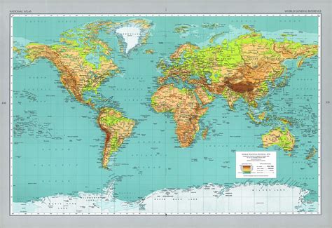 Mapa De Referencia General Del Mundo