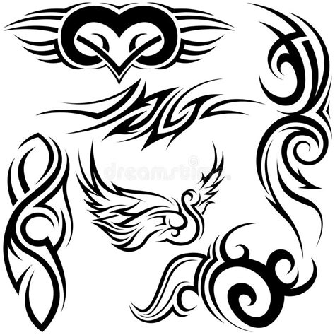 Tatuajes Tribales Ilustración Del Vector Ilustración De Arte 2523556