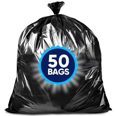 Buy Tasker 55 60 Gallon Contractor T Bags 3 Mil 50 Bags Wties Large