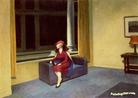 Hotel Window Artwork By Edward Hopper Oil Painting And Art Prints On Canvas For Sale