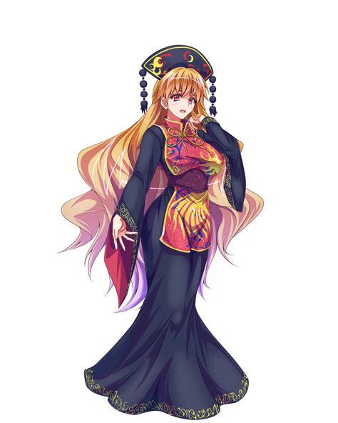 Safebooru 1girl Black Dress Blonde Hair Blush Breasts Chinese Clothes Commentary Request