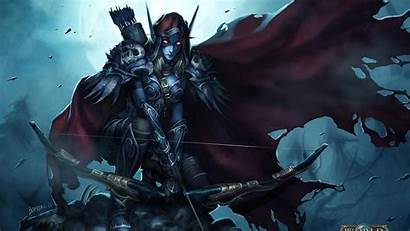 Sylvanas Warcraft Lady Wow Windrunner Legion Night