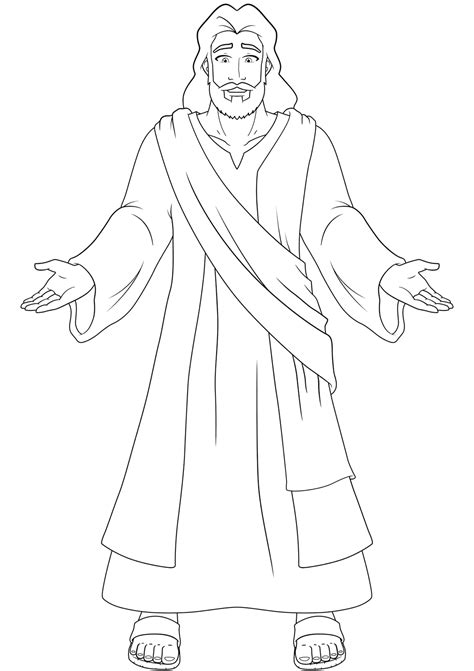Jesus Coloring Pages Free Printable Coloring Pages For Kids