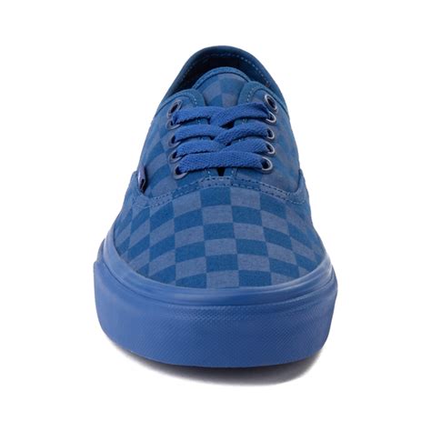 Vans Authentic Tonal Checkerboard Skate Shoe True Blue Journeys