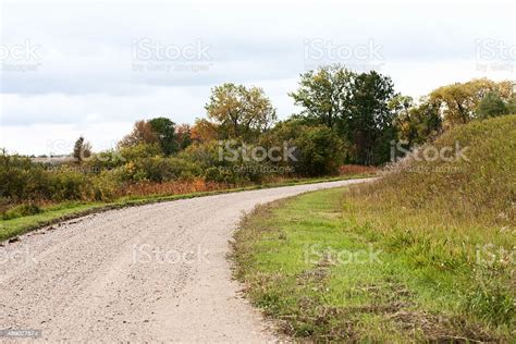 Curved Country Road In Autumn Stock Photo Download Image Now 2015