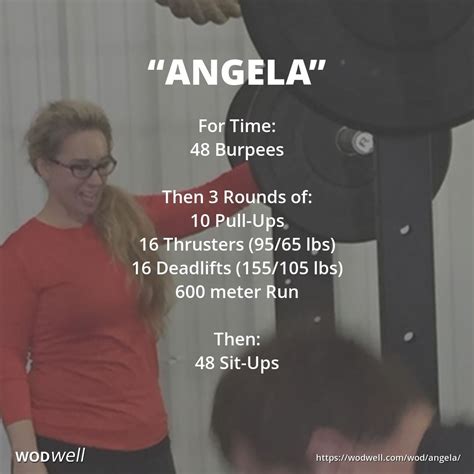 Angela Workout Crossfit 134 Memorial Wod Wodwell Wod Crossfit