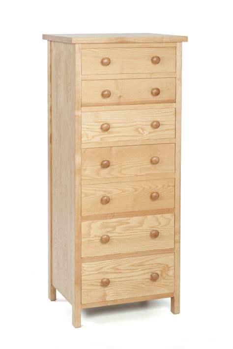 7 Drawer Wood Tallboy In 6 Colours Robinsons Beds