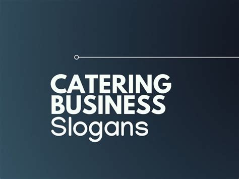 402 Catering Slogans And Taglines Generator Guide Business