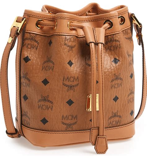 Mcm Heritage Coated Canvas Bucket Bag Nordstrom