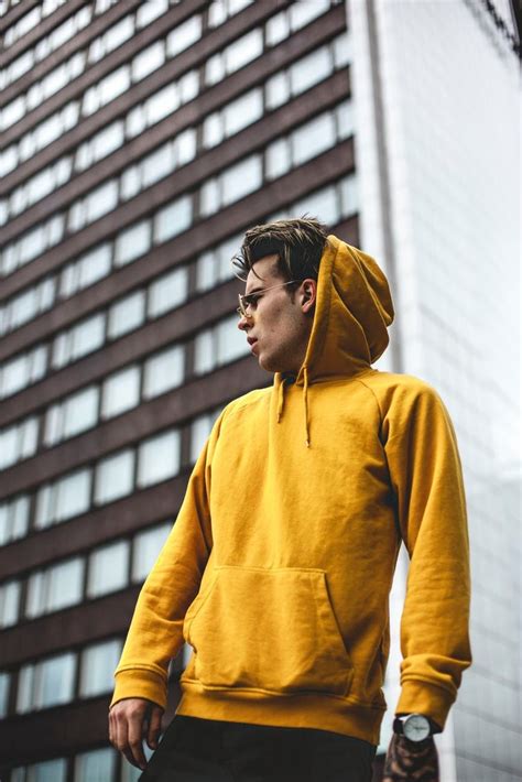 hip hop hoodie mens streetwear yellow hoodie long sleeves unisex clothing fashion 2019 mens