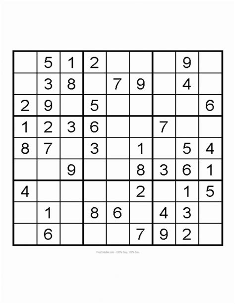 Easy Printable Sudoku Rtrsonline Printable Sudoku Easy 6x6