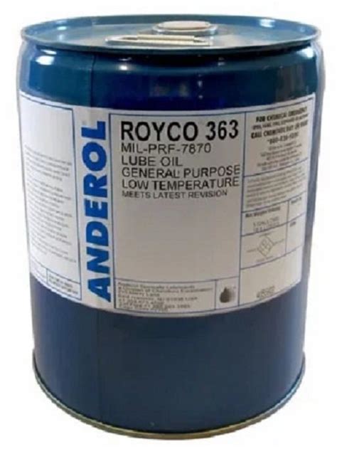 Royco 363milspec Mil Prf 7870c 163 Degreec Unit Pack Size Glncan Id 24070932933
