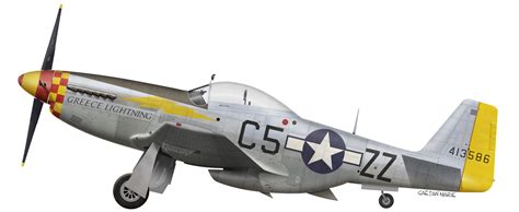 P-51D-5NA Mustang, 44-13586, was the personal aircraft of Lt. George
