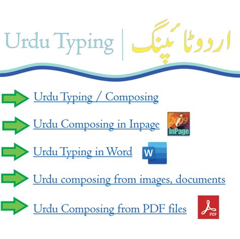 Do Urdu Typing In Inpage And Microsoft Word By Mohsin8041 Fiverr