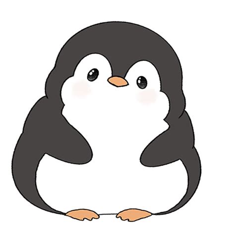 How To Draw A Cute Penguin Cartoon
