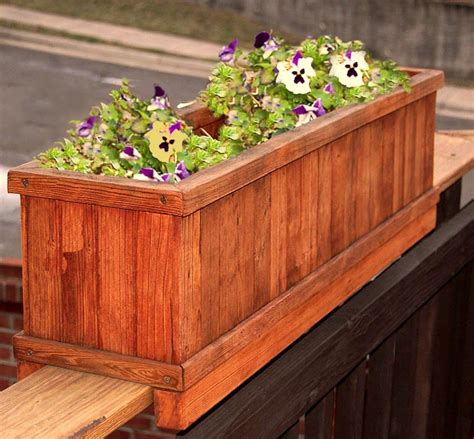 Holds 28 quarts of container mix. The Window Box Planters, Built to Last Decades | Forever ...