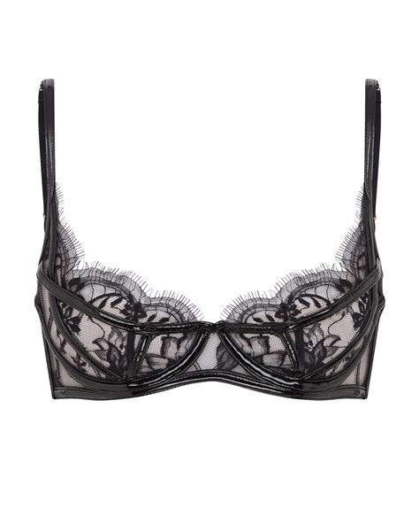 Alyss Plunge Underwired Bra In Black By Agent Provocateur All Lingerie