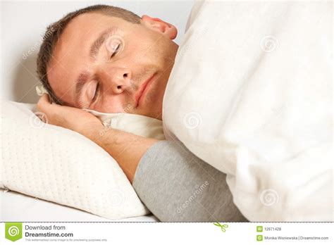 Sleeping Man Stock Photo Image Of Alone Lying People 12671428